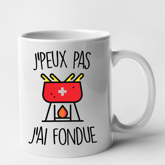 Mug J'peux pas j'ai fondue