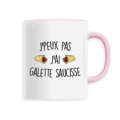 Mug J'peux pas j'ai galette saucisse