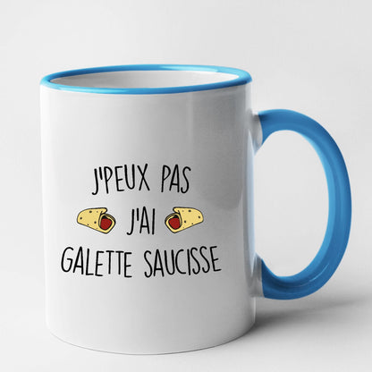 Mug J'peux pas j'ai galette saucisse