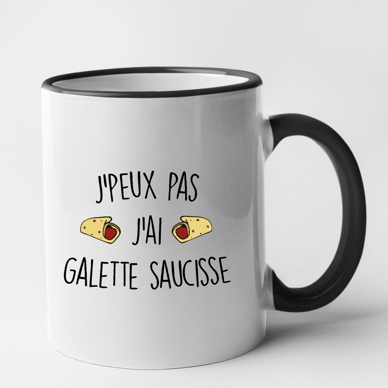 Mug J'peux pas j'ai galette saucisse