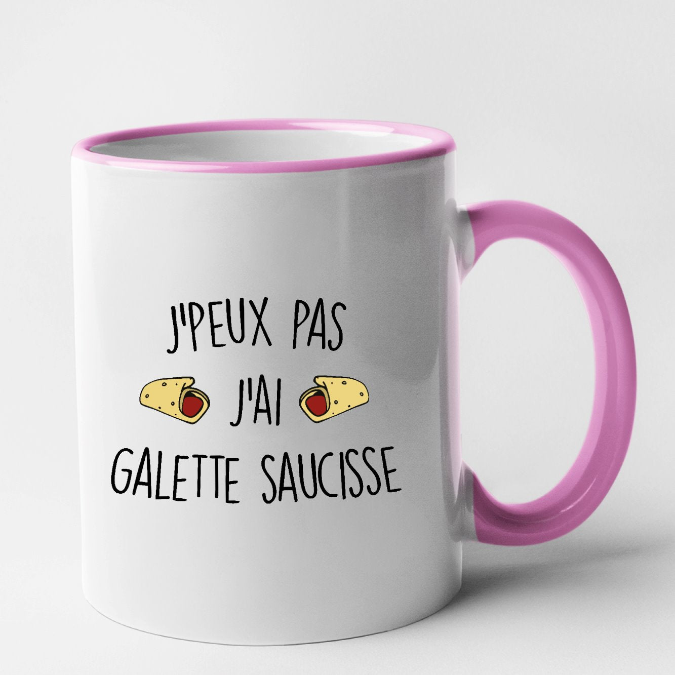 Mug J'peux pas j'ai galette saucisse