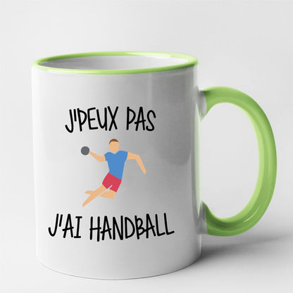 Mug J'peux pas j'ai handball