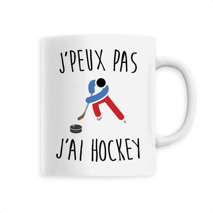 Mug J'peux pas j'ai hockey