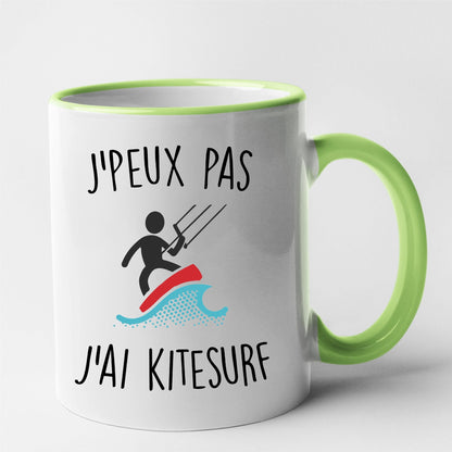 Mug J'peux pas j'ai kitesurf