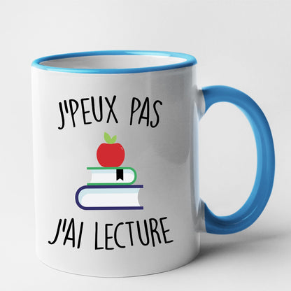 Mug J'peux pas j'ai lecture