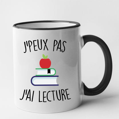 Mug J'peux pas j'ai lecture