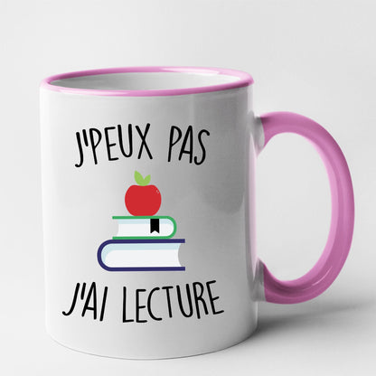 Mug J'peux pas j'ai lecture