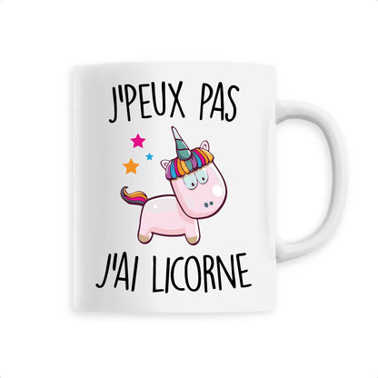 Mug J'peux pas j'ai licorne