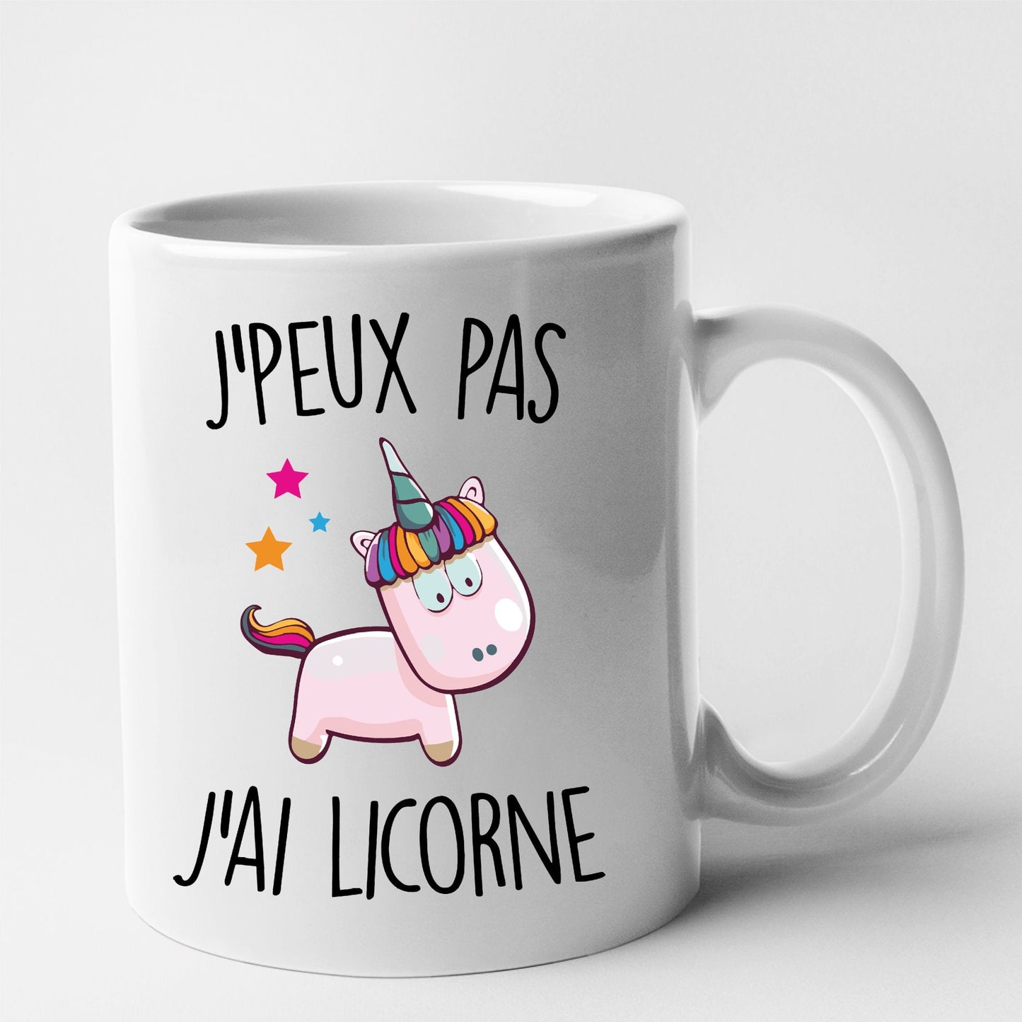 Mug J'peux pas j'ai licorne