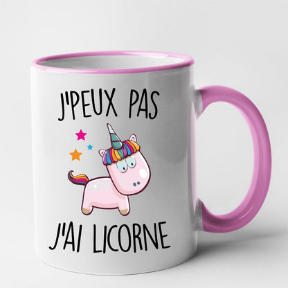 Mug J'peux pas j'ai licorne