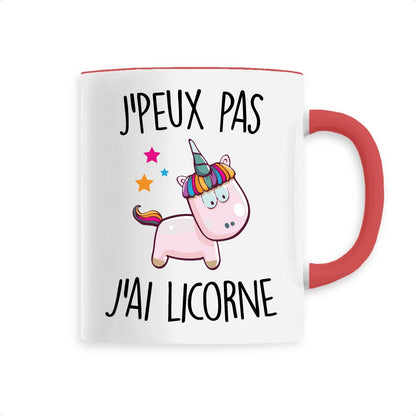 Mug J'peux pas j'ai licorne