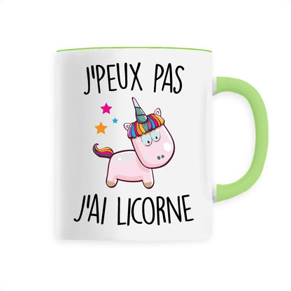 Mug J'peux pas j'ai licorne