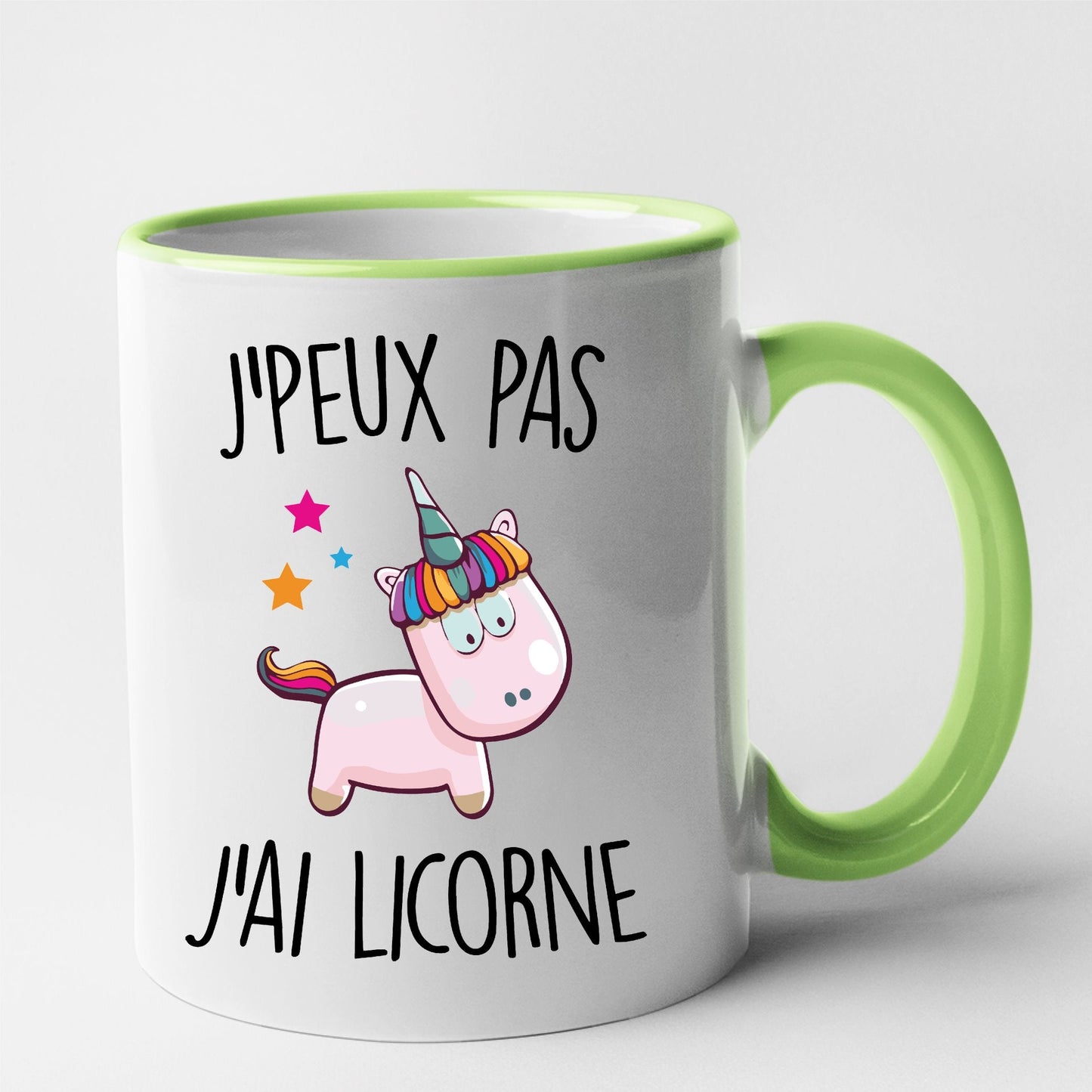 Mug J'peux pas j'ai licorne