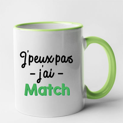 Mug J'peux pas j'ai match