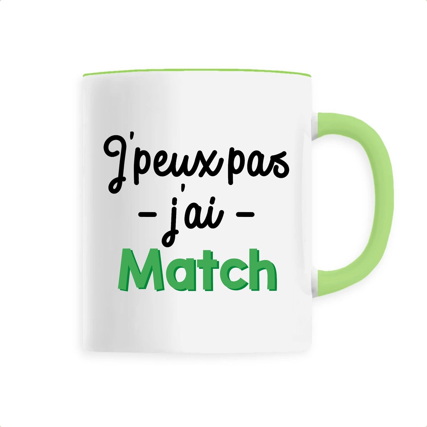 Mug J'peux pas j'ai match