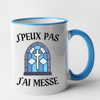 Mug J'peux pas j'ai messe