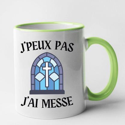 Mug J'peux pas j'ai messe