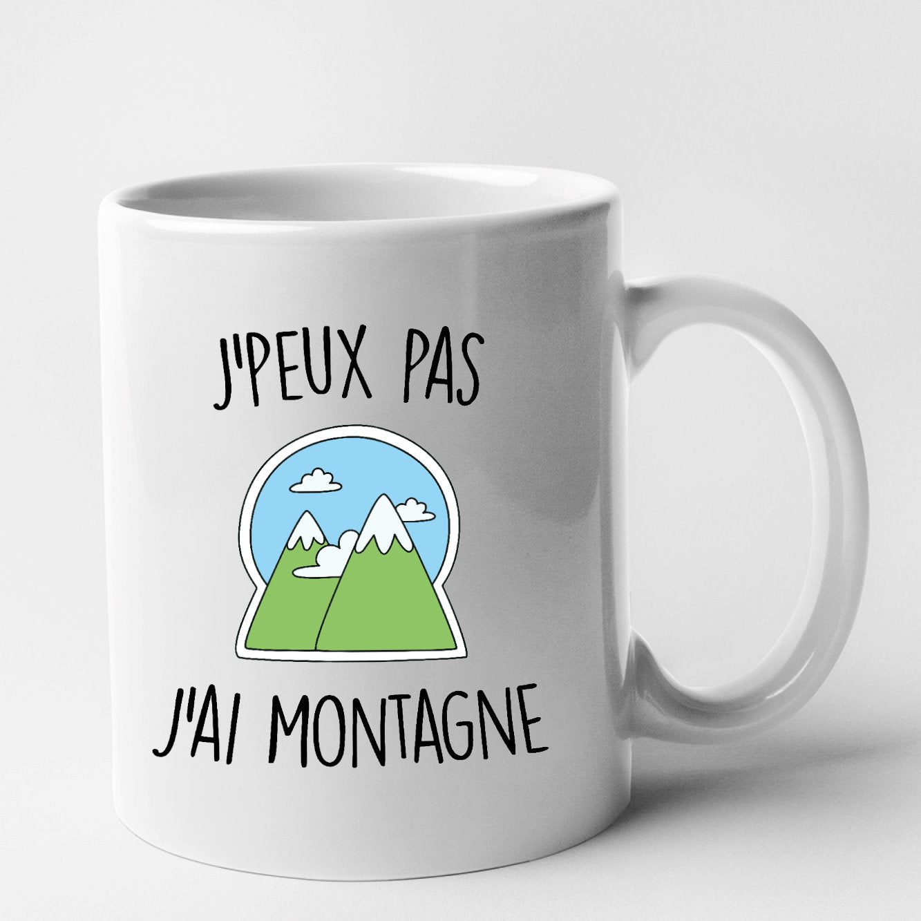 Mug J'peux pas j'ai montagne