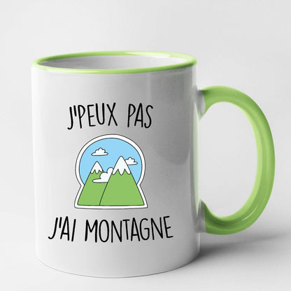 Mug J'peux pas j'ai montagne