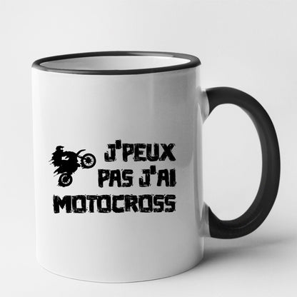 Mug J'peux pas j'ai motocross