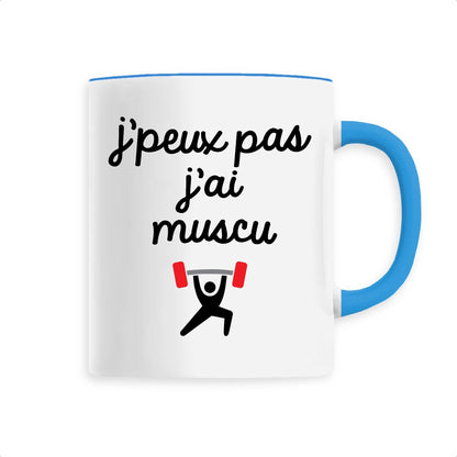 Mug J'peux pas j'ai muscu