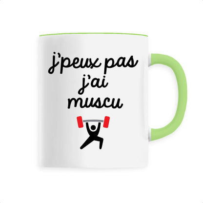 Mug J'peux pas j'ai muscu