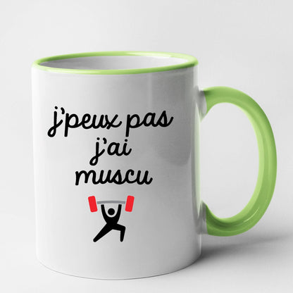 Mug J'peux pas j'ai muscu