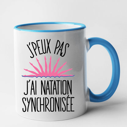 Mug J'peux pas j'ai natation synchronisée