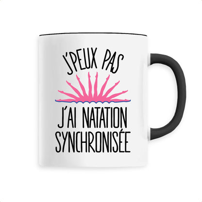 Mug J'peux pas j'ai natation synchronisée