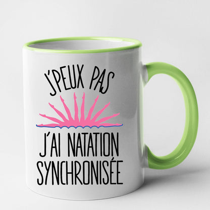 Mug J'peux pas j'ai natation synchronisée