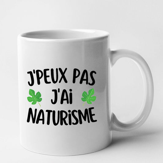 Mug J'peux pas j'ai naturisme