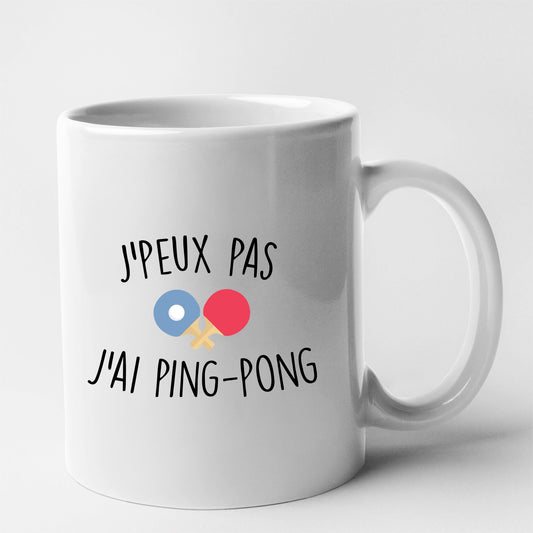 Mug J'peux pas j'ai ping-pong