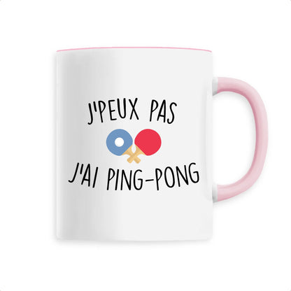 Mug J'peux pas j'ai ping-pong