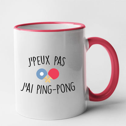 Mug J'peux pas j'ai ping-pong