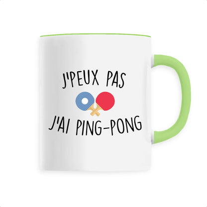 Mug J'peux pas j'ai ping-pong