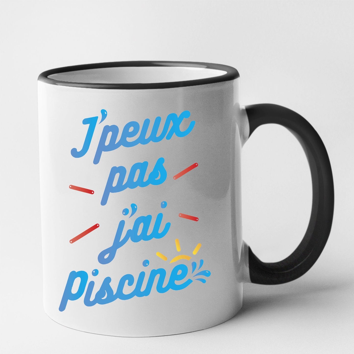 Mug J'peux pas j'ai piscine