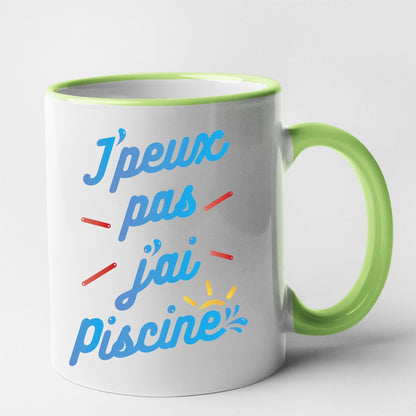 Mug J'peux pas j'ai piscine