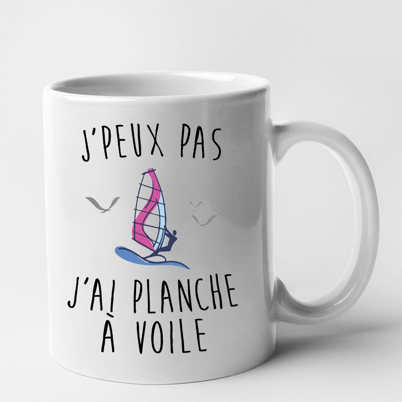 Mug J'peux pas j'ai planche à voile