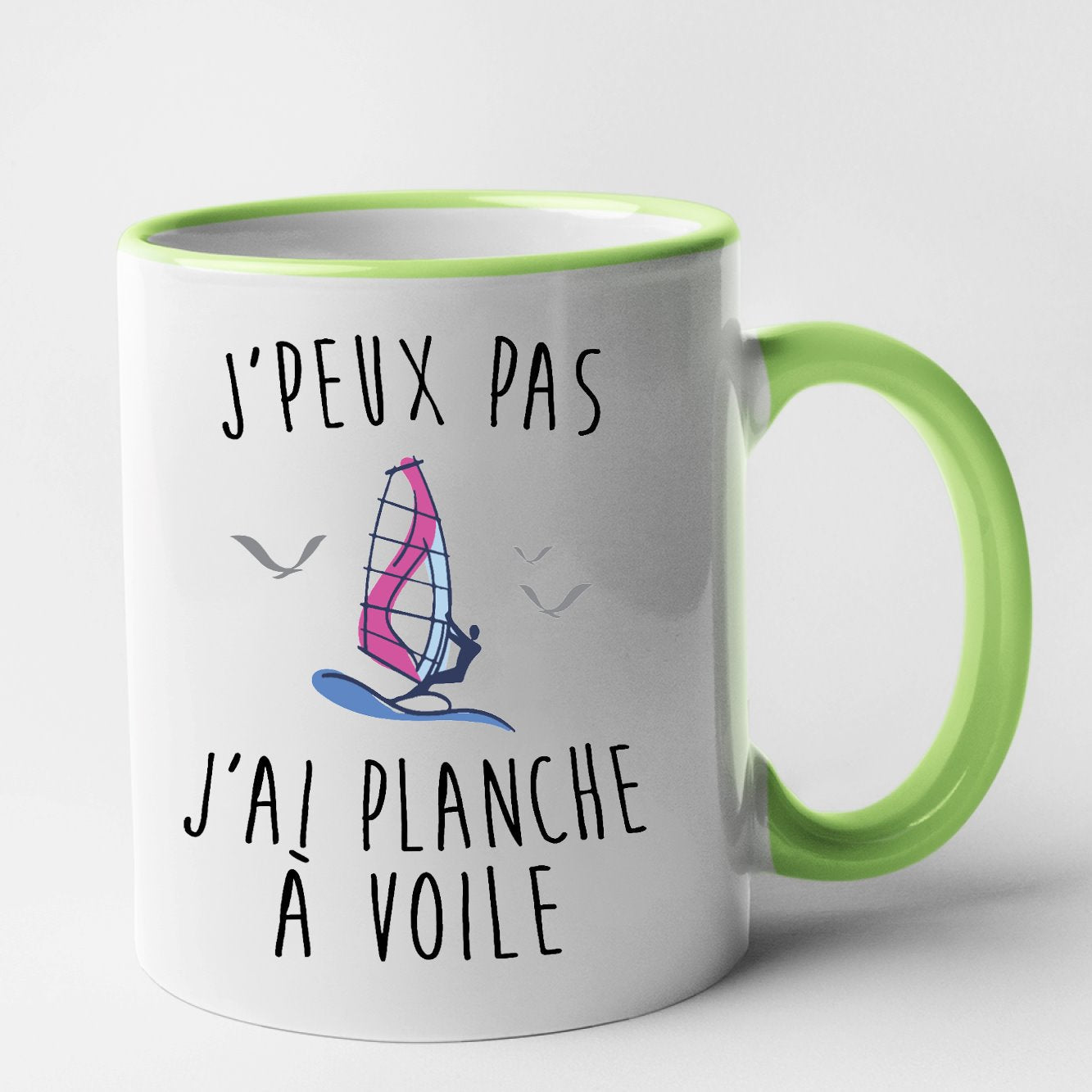 Mug J'peux pas j'ai planche à voile