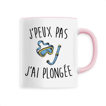 Mug J'peux pas j'ai plongée