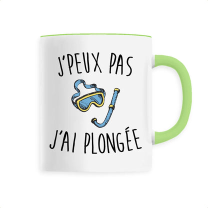 Mug J'peux pas j'ai plongée