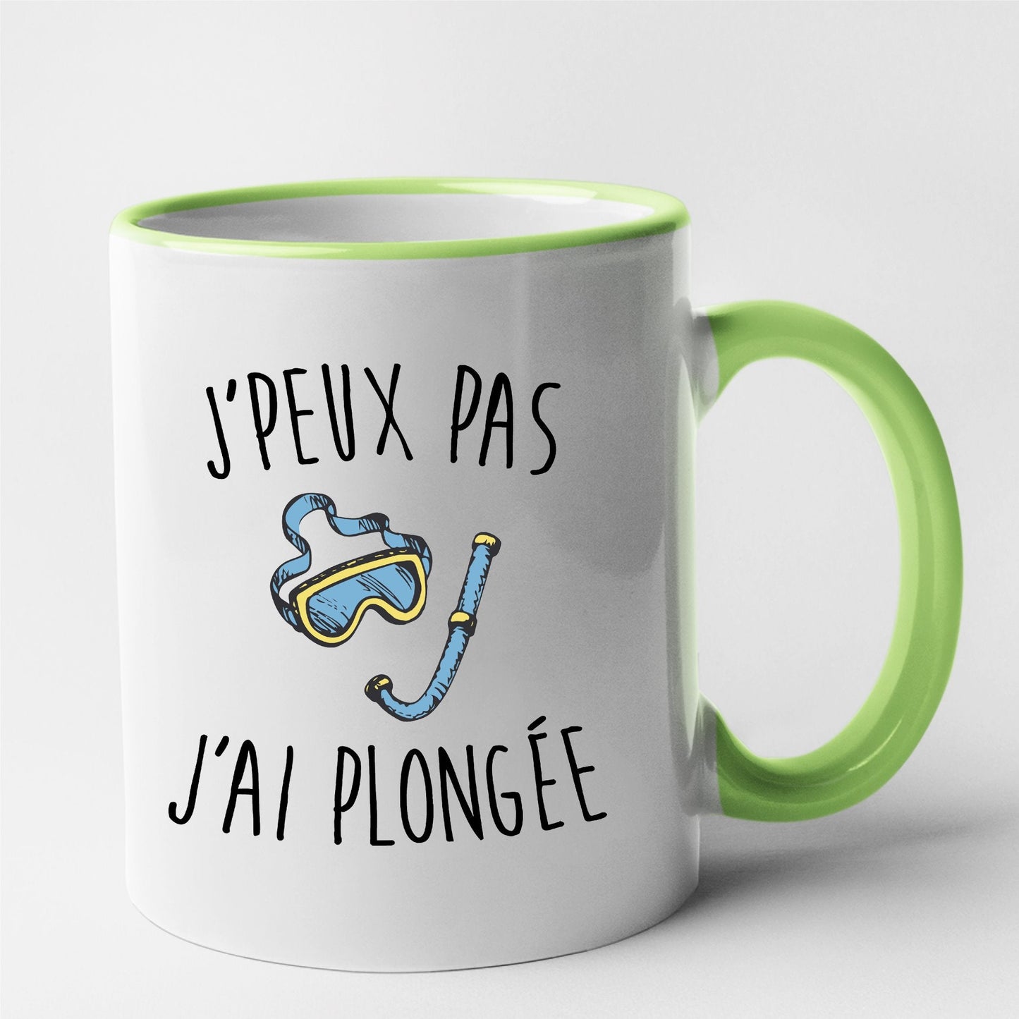 Mug J'peux pas j'ai plongée