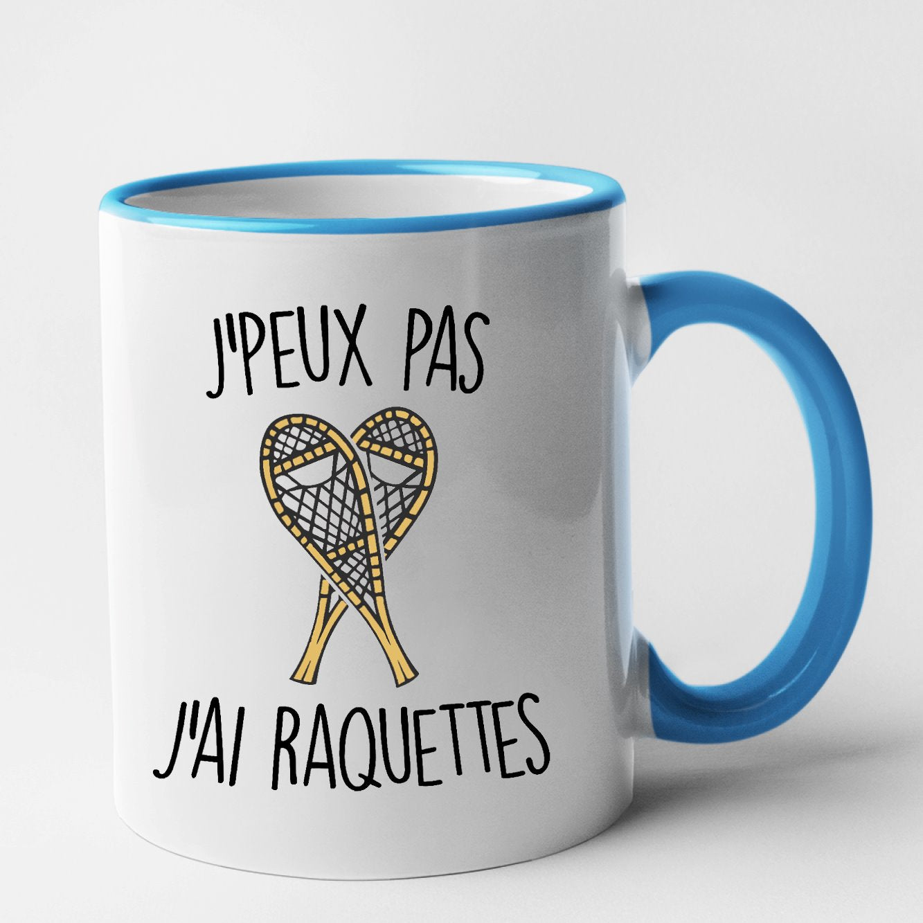 Mug J'peux pas j'ai raquettes