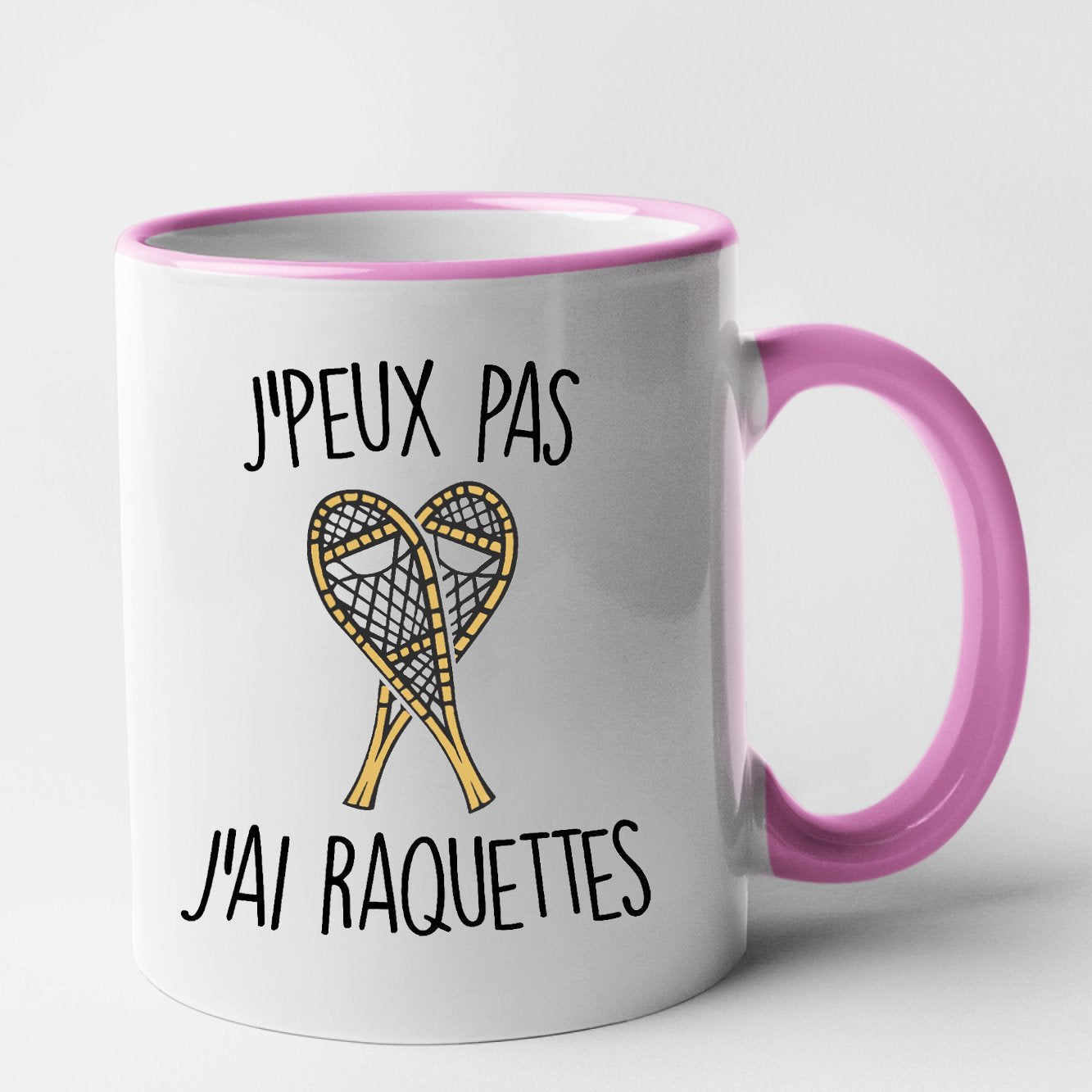 Mug J'peux pas j'ai raquettes