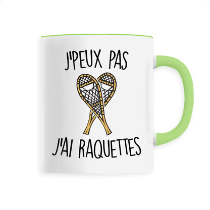 Mug J'peux pas j'ai raquettes