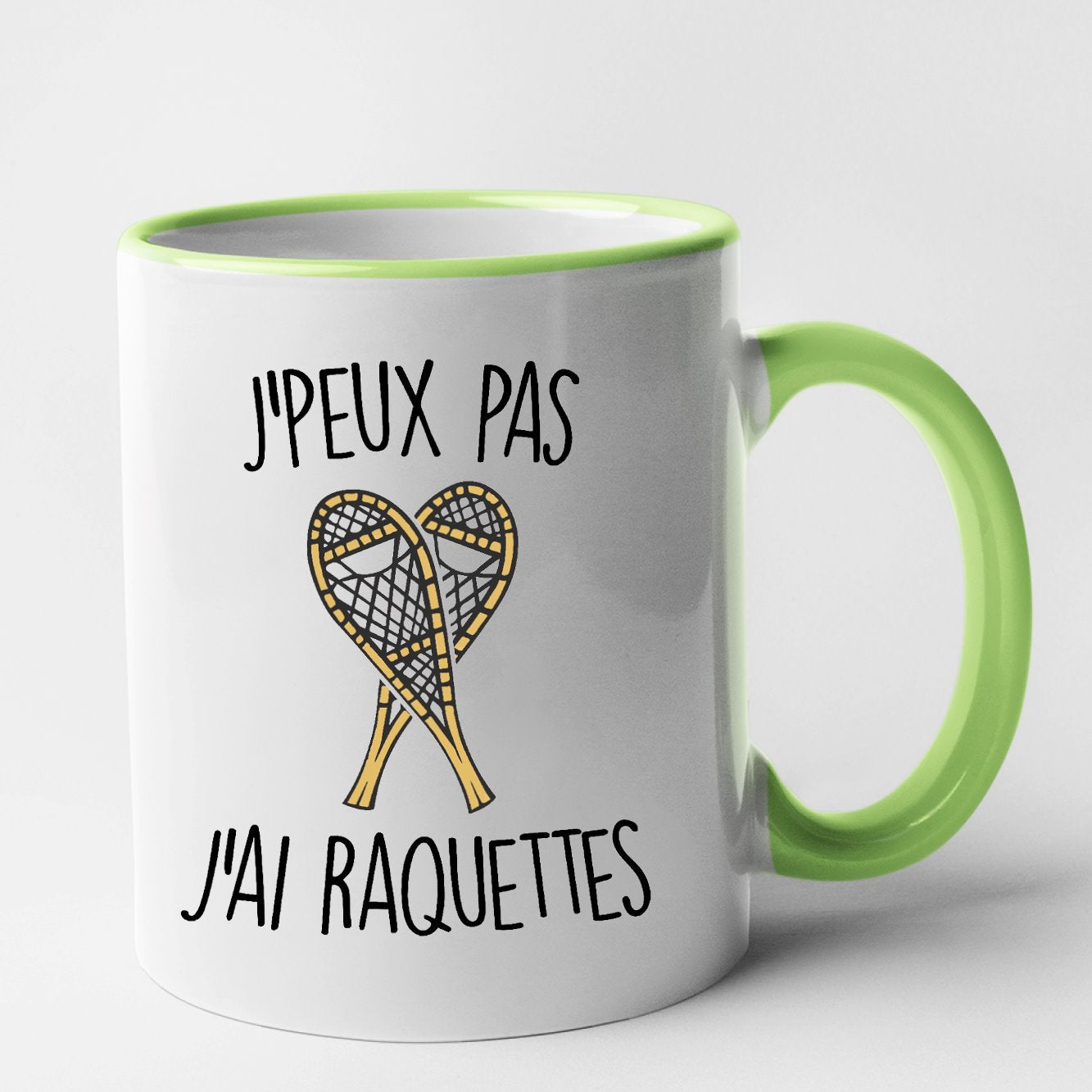 Mug J'peux pas j'ai raquettes