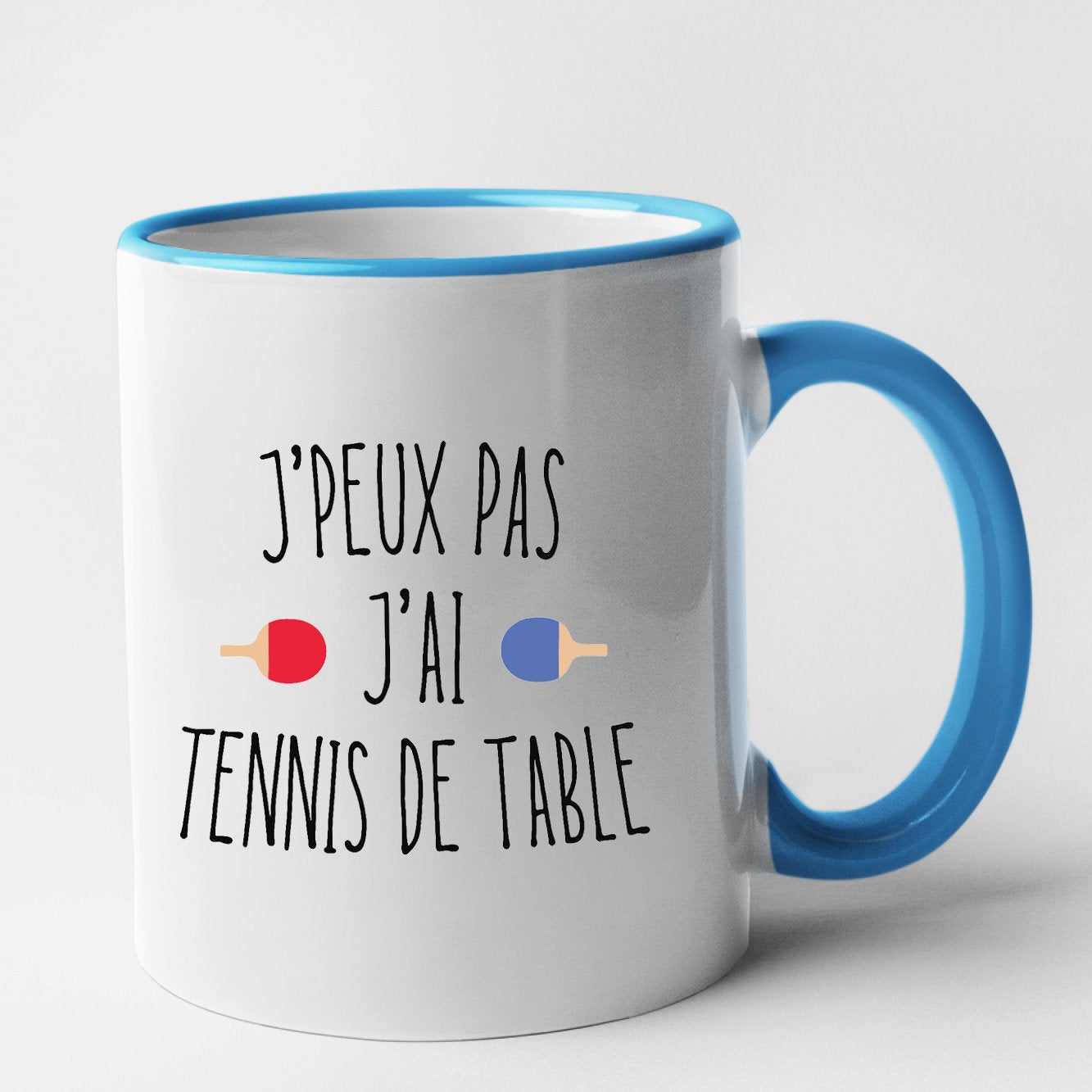 Mug J'peux pas j'ai tennis de table