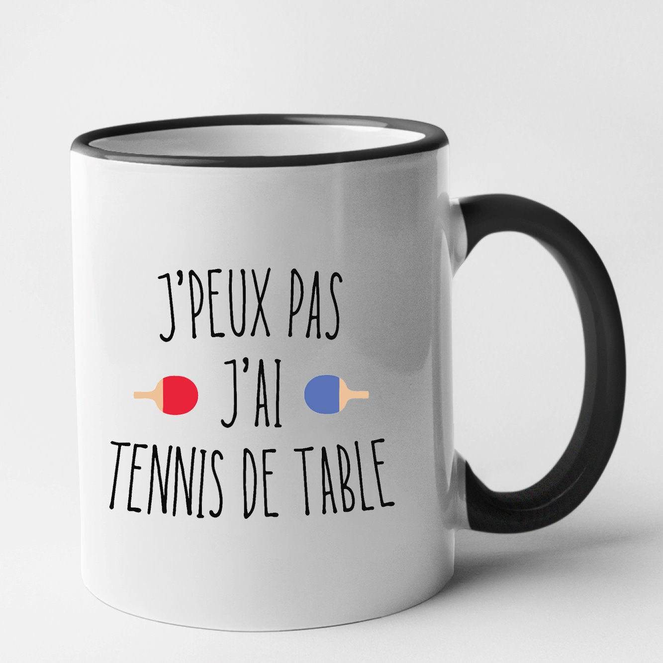 Mug J'peux pas j'ai tennis de table