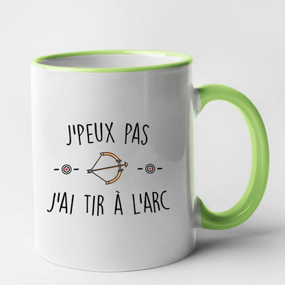 Mug J'peux pas j'ai tir à l'arc