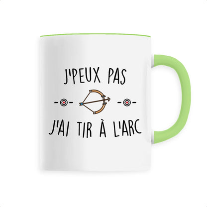 Mug J'peux pas j'ai tir à l'arc